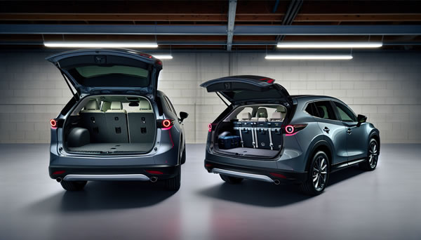 2024 Mazda CX-5 vs CX-50 cargo space